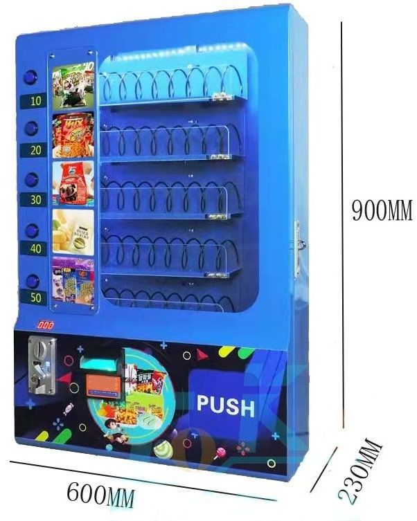 Wall Mounted Vending Machine (Only Accept Coins) Advanced Technology That Detects Counterfeits Coins Or Foreign Currencies