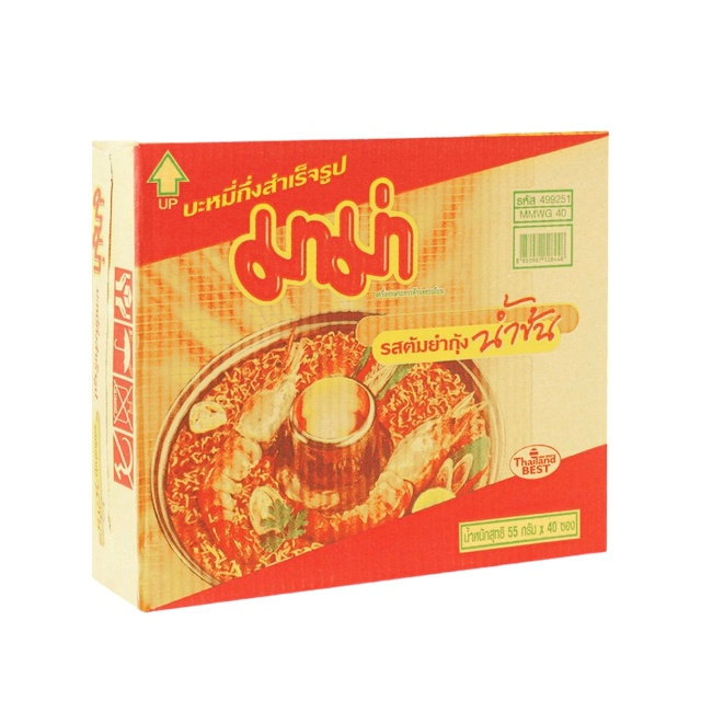 MAMA brand's best-selling Spicy Tom Yum Shrimp Flavour Instant Noodles from Thailand