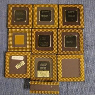 Intel Pentium Pro Ceramic CPU, CPU CERAMIC PROCESSOR scrap for gold pins recovery available