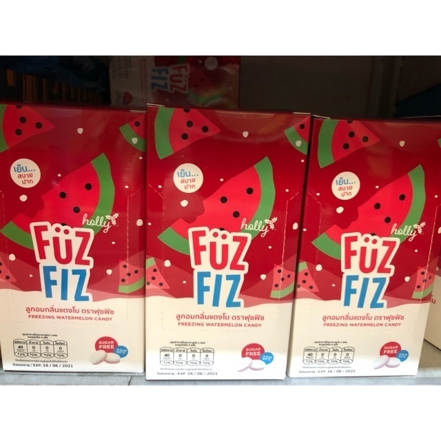 Fuz Fiz Freezing Watermelon Candy Best Seller of Thailand