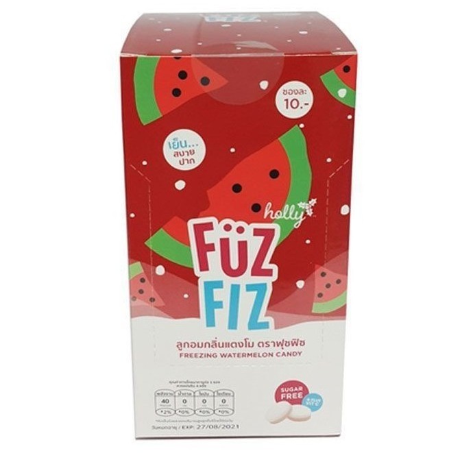 Fuz Fiz Freezing Watermelon Candy Best Seller of Thailand