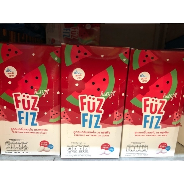 FuzFiz Freezing Watermelon Candy Best Seller of Thailand