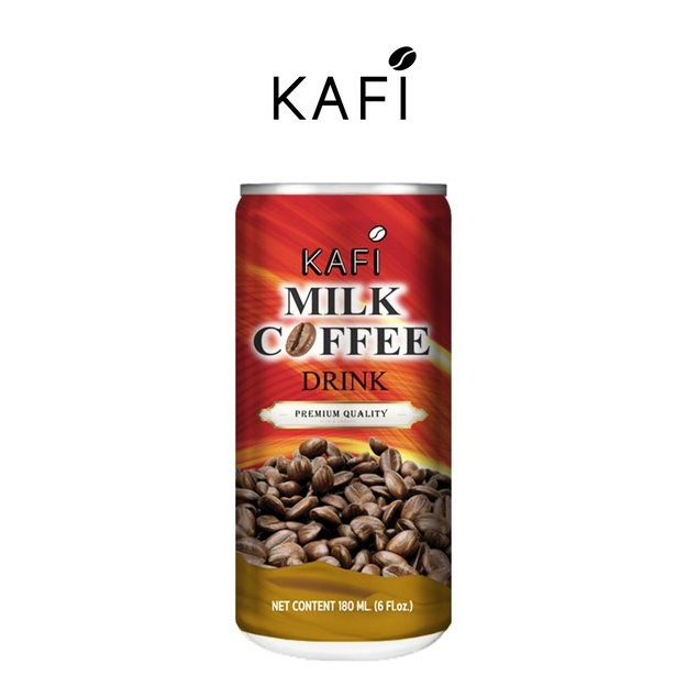 Wholesale Beverage Kafi Milk Coffee Ready to Drink Canned Espresso Flavors 180 ml. Energy Drink Made from Thailand