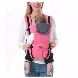 Cotton Travel Child Carrier, Adjustable Hipseat Ring Sling Ergonomic Holder Backpack Hiking Wrap Baby Carrier