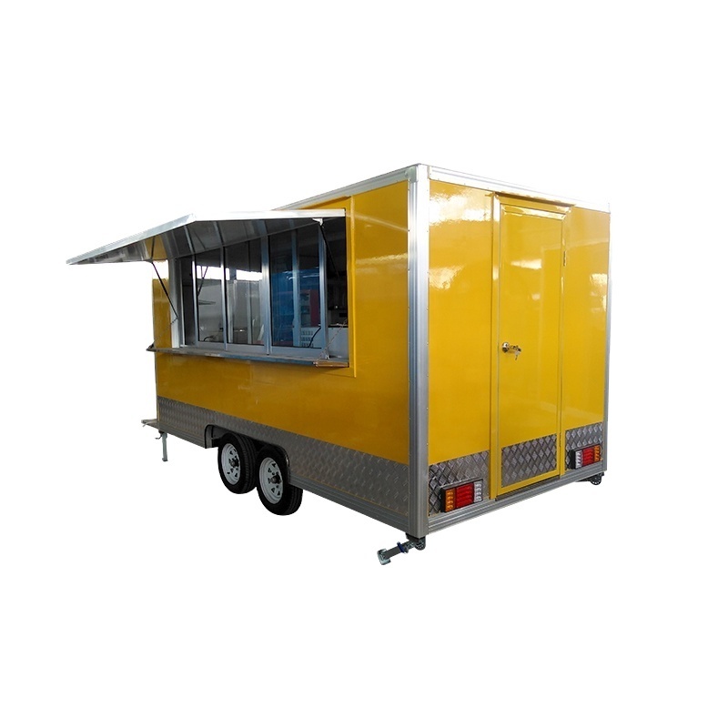 Best Selling Mobile Food Carts Mobile Stainless Steel Hot Dog Cart/Concession Trailer/Towable Food Trailer For Sale