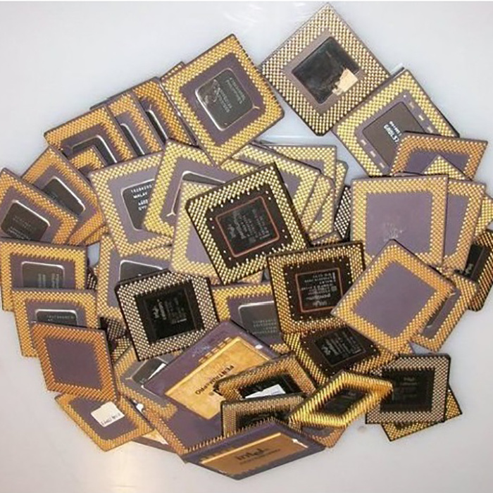 GOLD RECOVERY CPU CERAMIC PROCESSOR SCRAPS