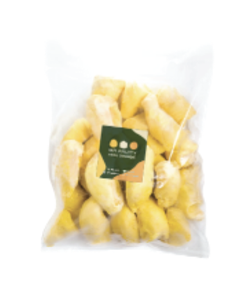 Frozen  Monthong  Durian  with  seed Premium  Grade  pack. in polyethylene  bag  and corrugated. carton