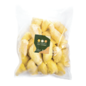 Frozen  Monthong  Durian  with  seed Premium  Grade  pack. in polyethylene  bag  and corrugated. carton