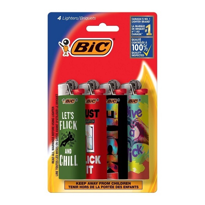 Buy Original Bic Lighters at bulk price rates / High Quality Lighter BIC Gas Lighter with OEM Style Packaging