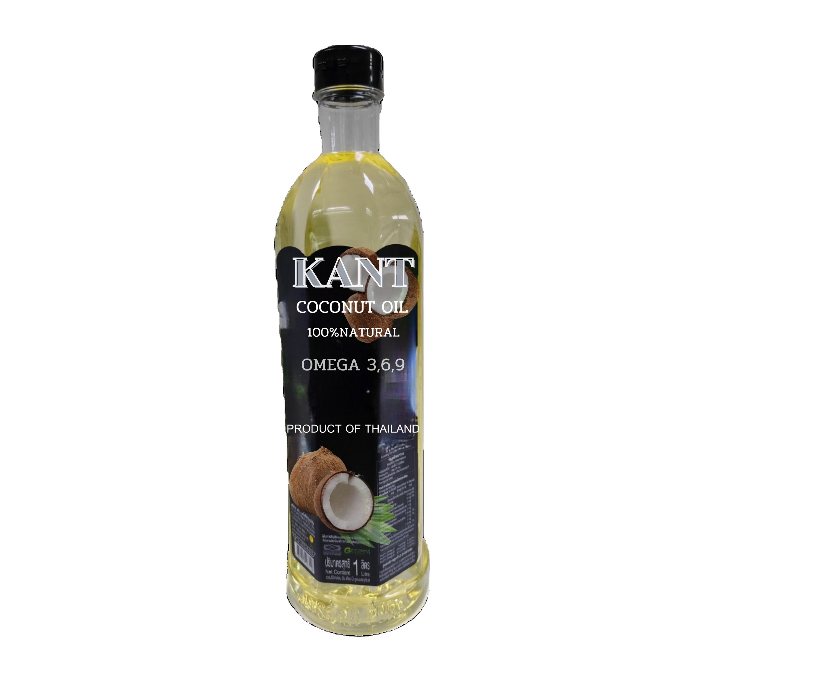 KANT Coconut Oil Can Use For Both Cooking And Cosmetics Pemium Quality From Thailand OEM new arrivals top ranking plastic bottle