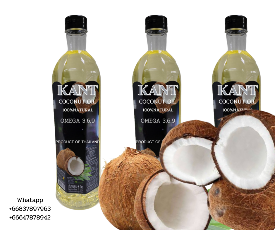 KANT Coconut Oil Can Use For Both Cooking And Cosmetics Pemium Quality From Thailand OEM new arrivals top ranking plastic bottle