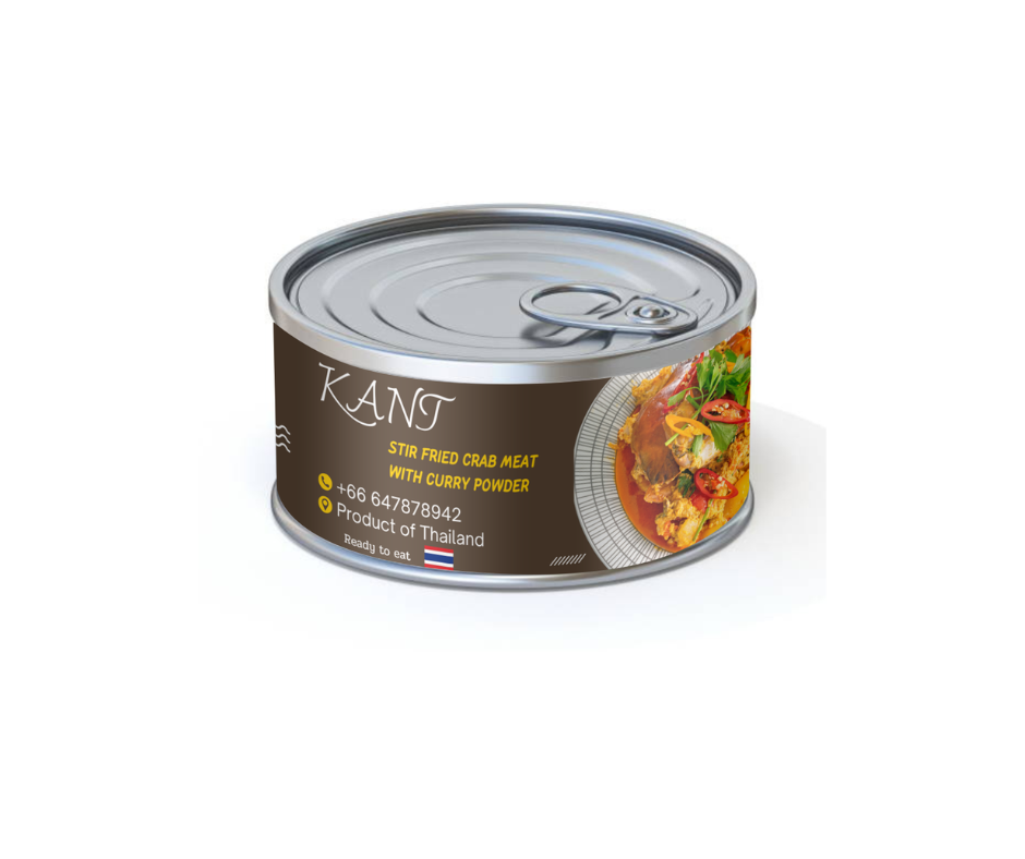 KANT stir fried crab meat with curry powder Canned Food Premium Quality From Thailand Export Grade OEM new arrivals top ranking