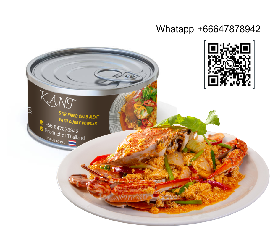 KANT stir fried crab meat with curry powder Canned Food Premium Quality From Thailand Export Grade OEM new arrivals top ranking