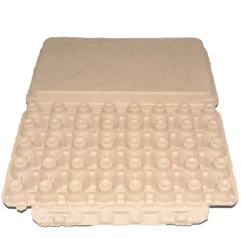 Environment-friendly Egg Tray Carton with Cover Pulp Moulding 12 20 Eggs Carton/tray/box