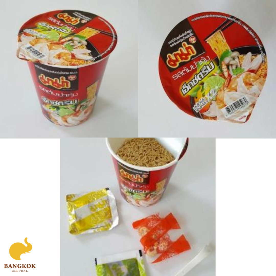 Wholesale Thailand Mama cup exotic snack Thai seafood noodle soup 60 g x 6 cups Tom Yum Goong Instant Noodles