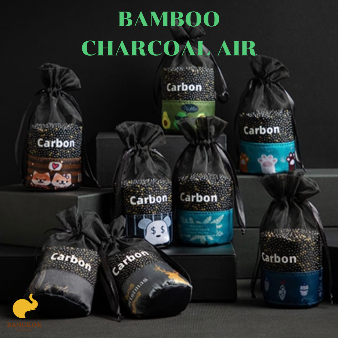 Air Purifying Bag  Bamboo Charcoal Bags 300g Odor Absorber for Home Odor Eliminator Car Air Freshener from Thailand