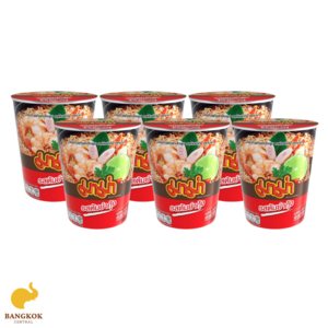 Wholesale Thailand Mama cup exotic snack Thai seafood noodle soup 60 g x 6 cups Tom Yum Goong Instant Noodles