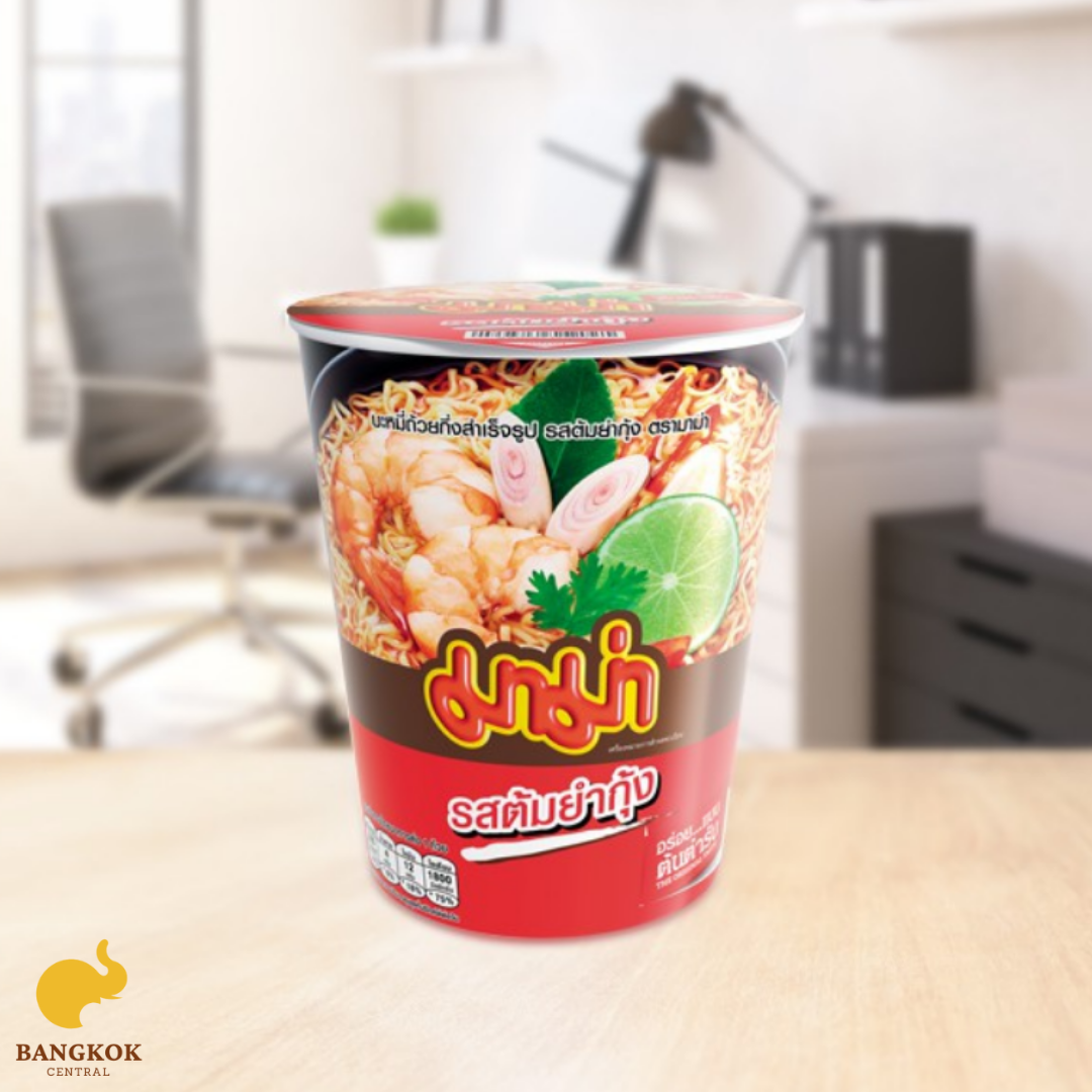 Wholesale Thailand Mama cup exotic snack Thai seafood noodle soup 60 g x 6 cups Tom Yum Goong Instant Noodles