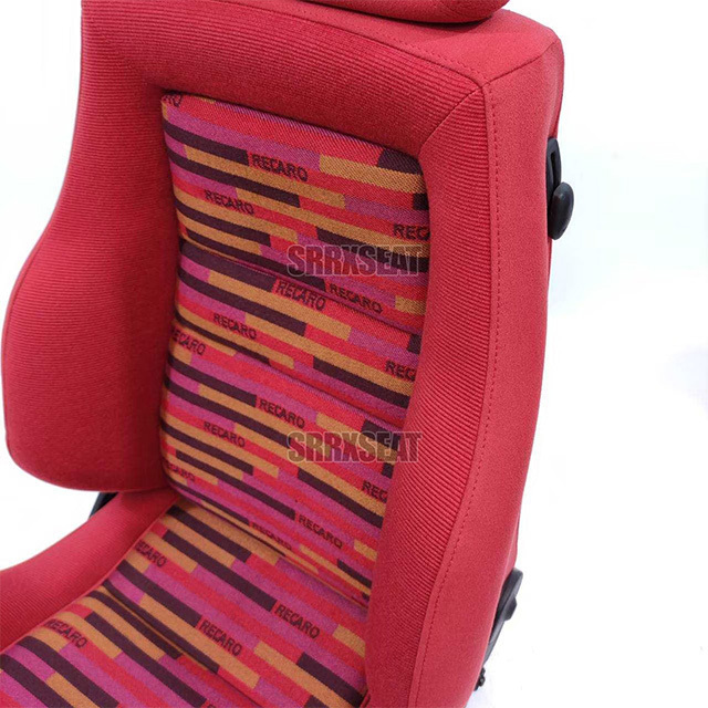 RECARO LSC FULLY RED SCATTERING Very Good Condition Racing Car Seats For Home Setting Made From Metal Foam Fabric Non-Woven