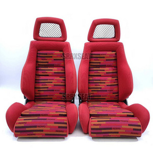 RECARO LSC FULLY RED SCATTERING Very Good Condition Racing Car Seats For Home Setting Made From Metal Foam Fabric Non-Woven