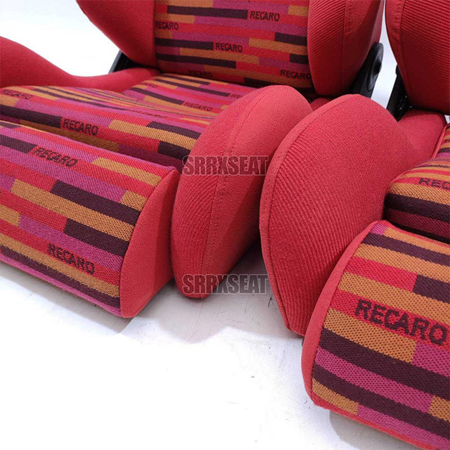 RECARO LSC FULLY RED SCATTERING Very Good Condition Racing Car Seats For Home Setting Made From Metal Foam Fabric Non-Woven