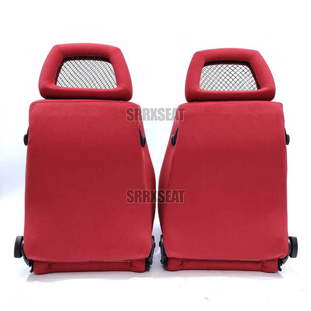 RECARO LSC FULLY RED SCATTERING Very Good Condition Racing Car Seats For Home Setting Made From Metal Foam Fabric Non-Woven