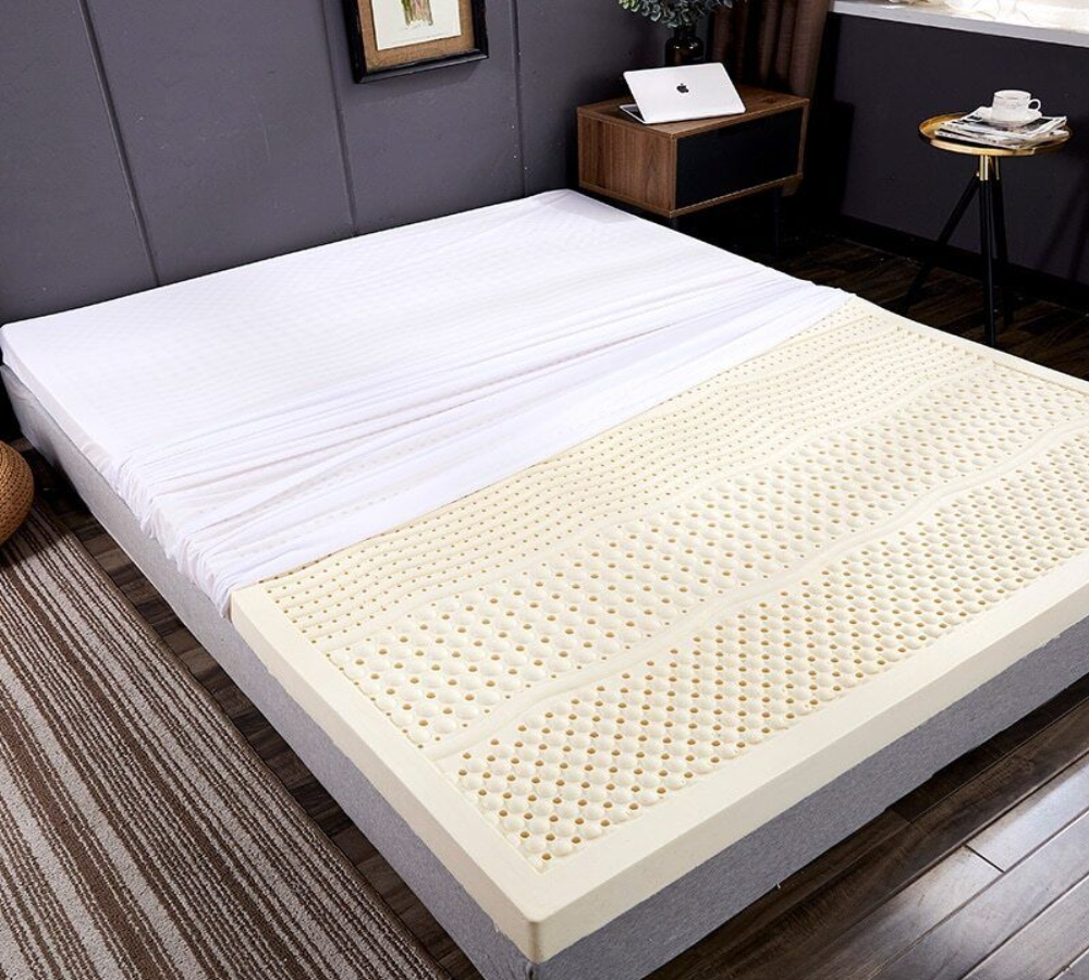 Super Products Natural latex foam mattress-Firm Density 85, King size 15x180x200 cm.Natural Ingredient Rubber Foam 10