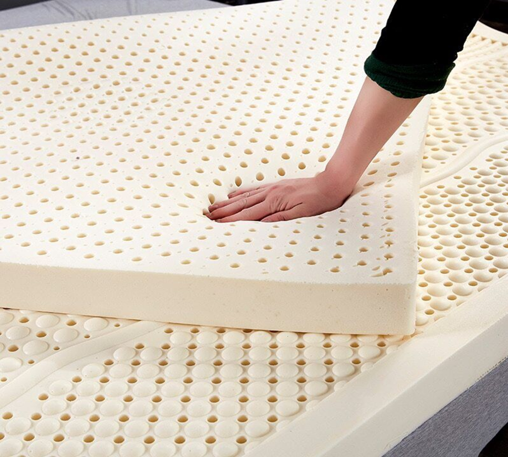 Super Products Natural latex foam mattress-Firm Density 85, King size 15x180x200 cm.Natural Ingredient Rubber Foam 10