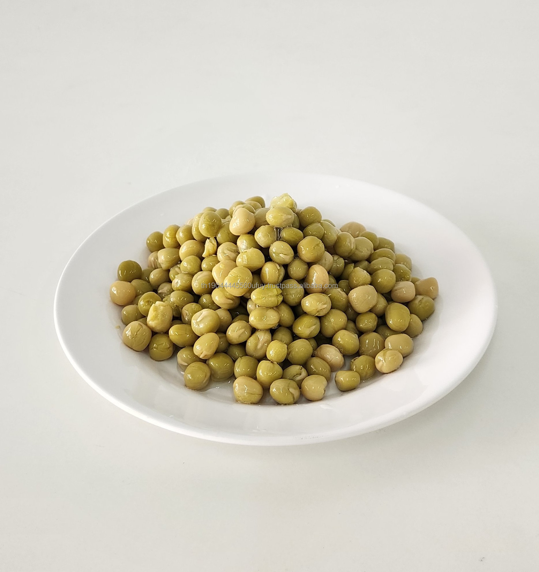 canned green peas canned food 410g from Thailand Good price and good quality pickle canned food green pea in brine