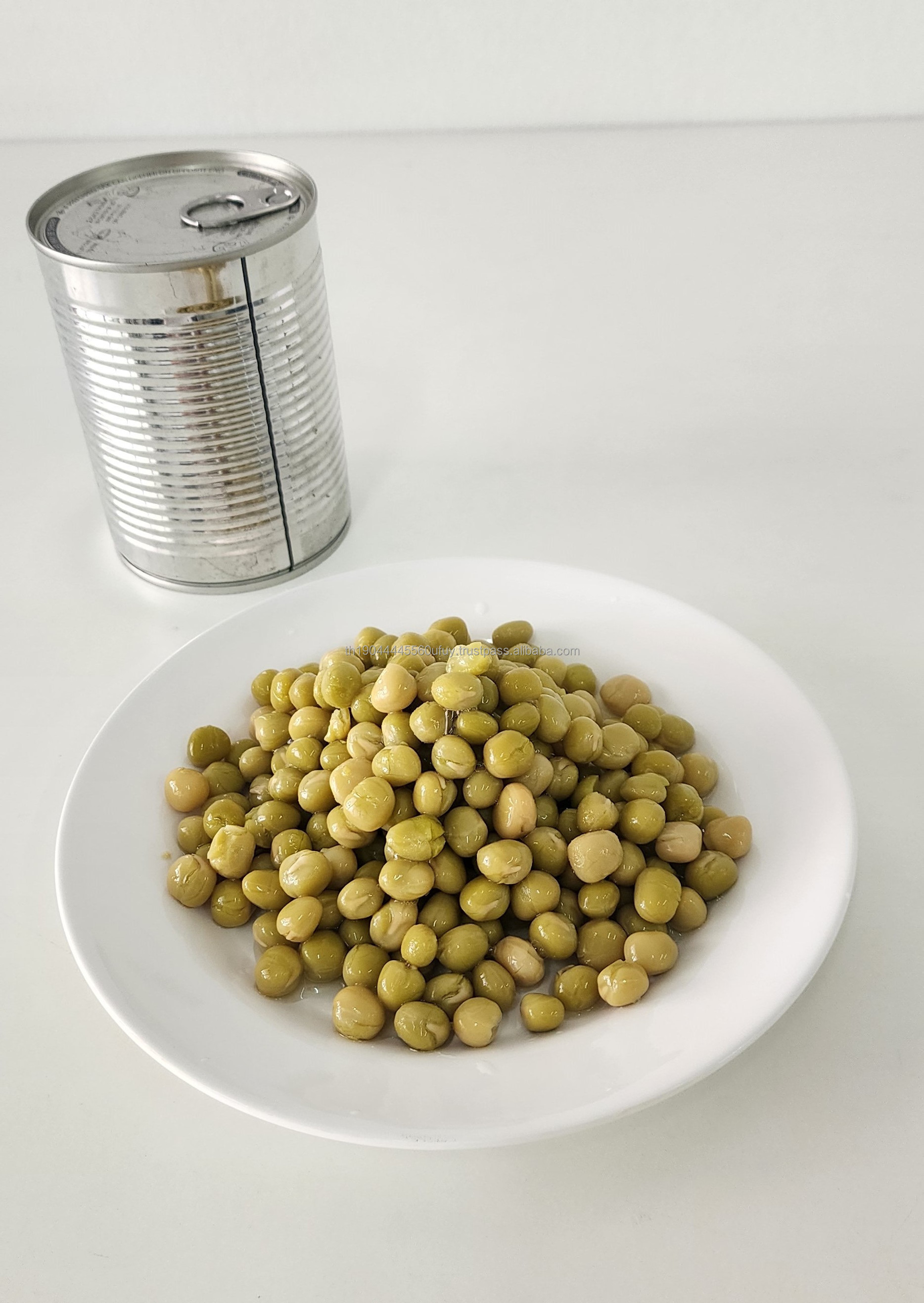 canned green peas canned food 410g from Thailand Good price and good quality pickle canned food green pea in brine