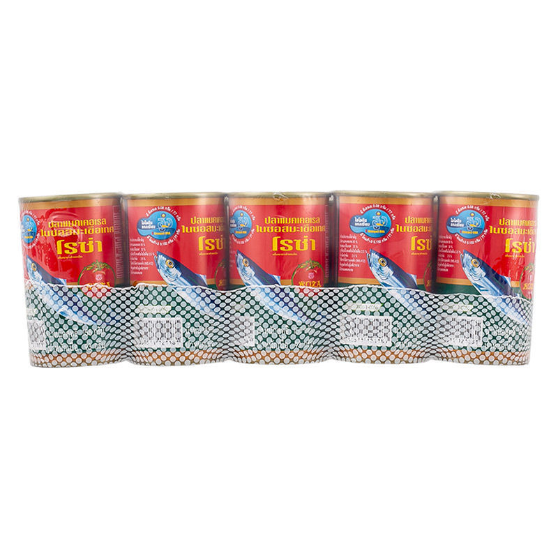 ROZA Canned Mackerel in Tomato Sauce 155 g x 10