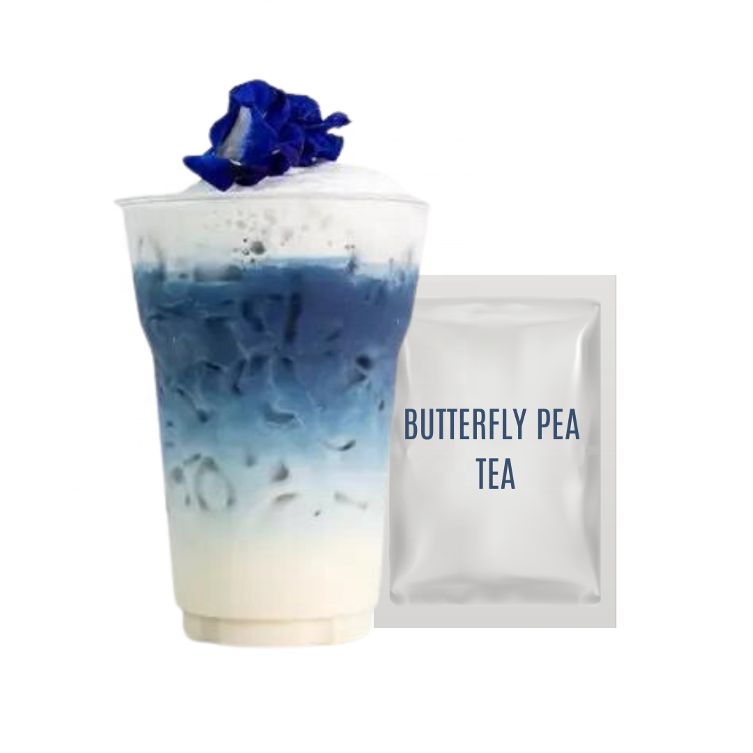 WANMAI29 Butterfly pea Tea in Kraft Steeping Bag  Instant Honey Ginger Tea Custom Flavor Powder Tea Customized Packaging Style