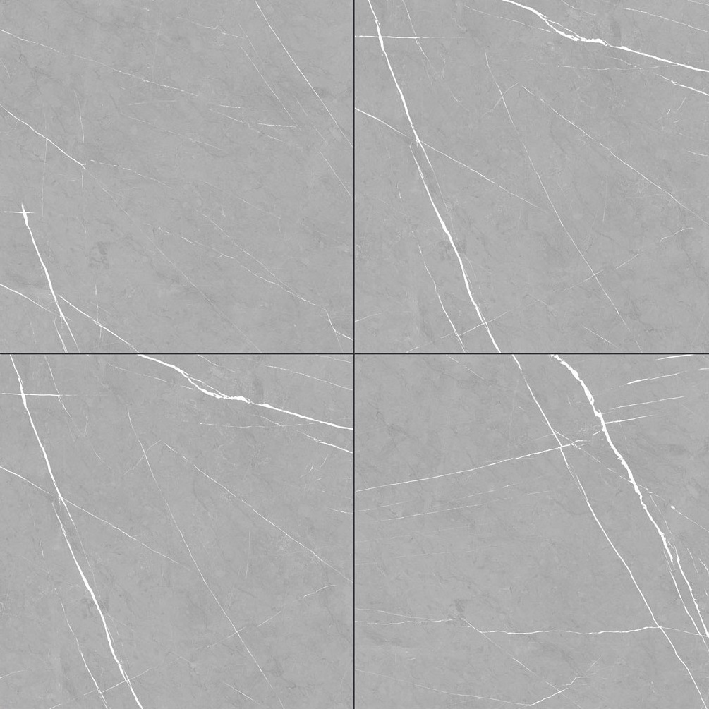 Vietnam Factory Premium Matte Glazed Porcelain Tile 60x60 Stone Look Light Grey Non Slip Porcelain Floor Tile