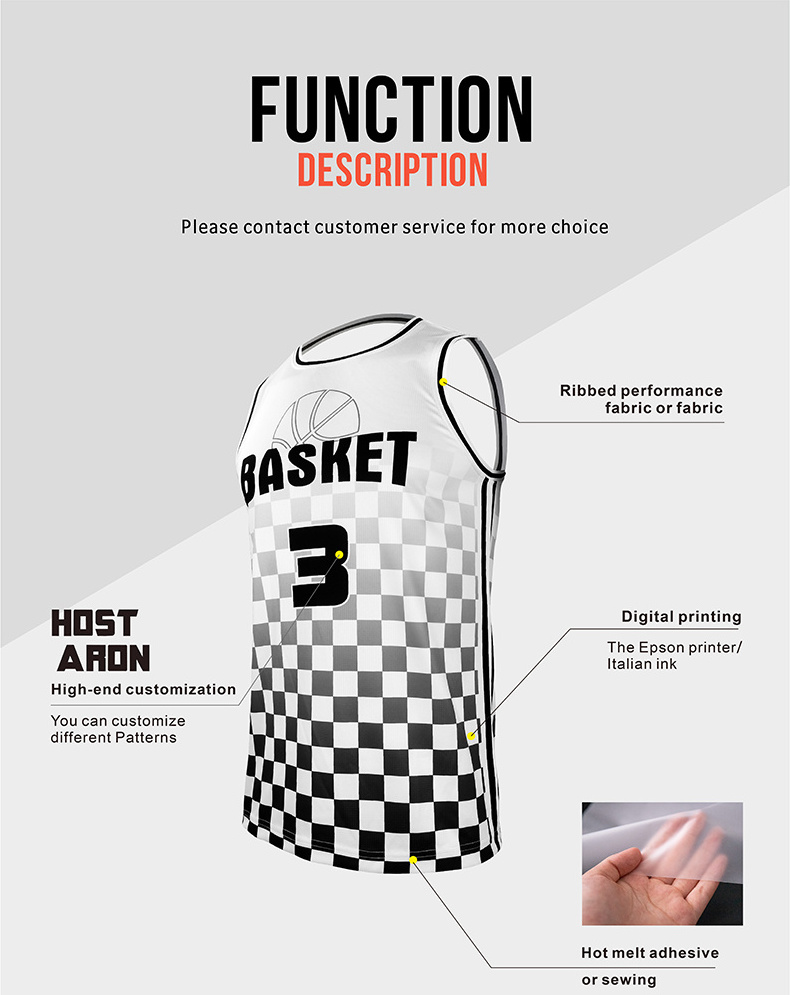 HOSTARON Custom Wholesale Design Retro Sublimation Reversible Basket Ball Kids Singlets Vests Shirt Basketball Uniform Jersey