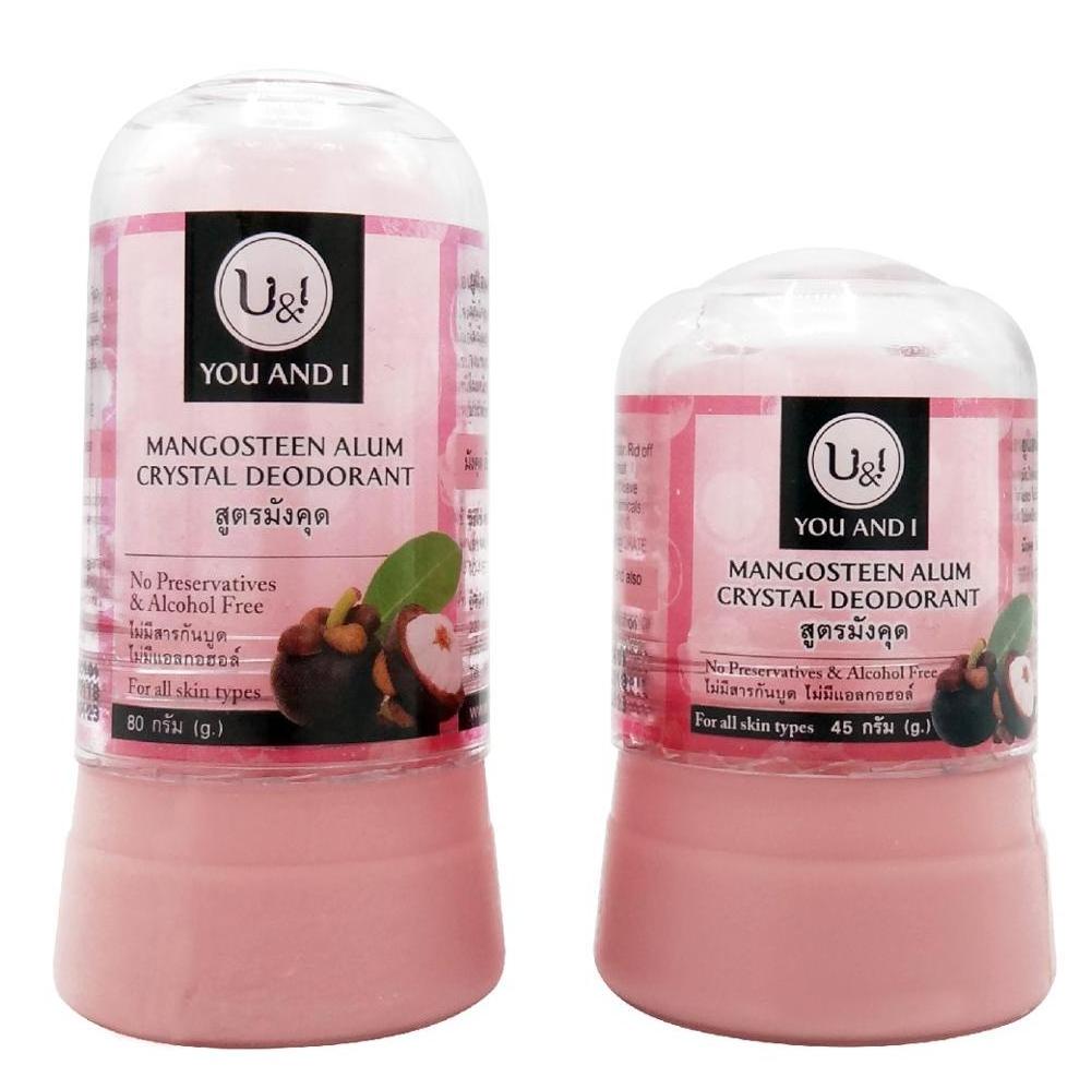 Deodorant Made From Mangosteen Natural 100% Crystal Alum Stick