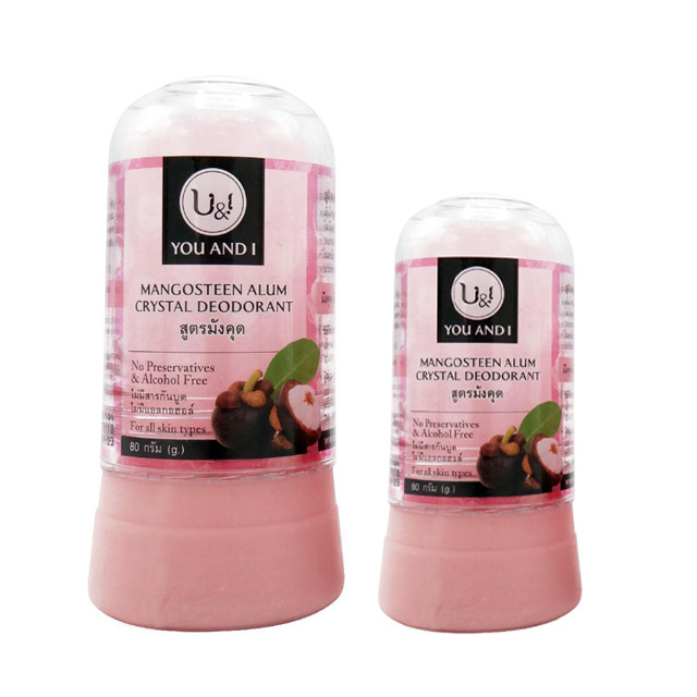 Deodorant Made From Mangosteen Natural 100% Crystal Alum Stick