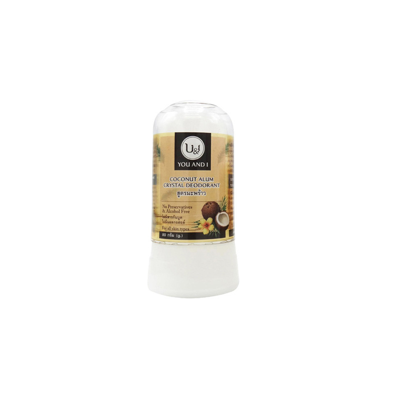 Natural Deodorant Stick Crystal Alum 45g-80g