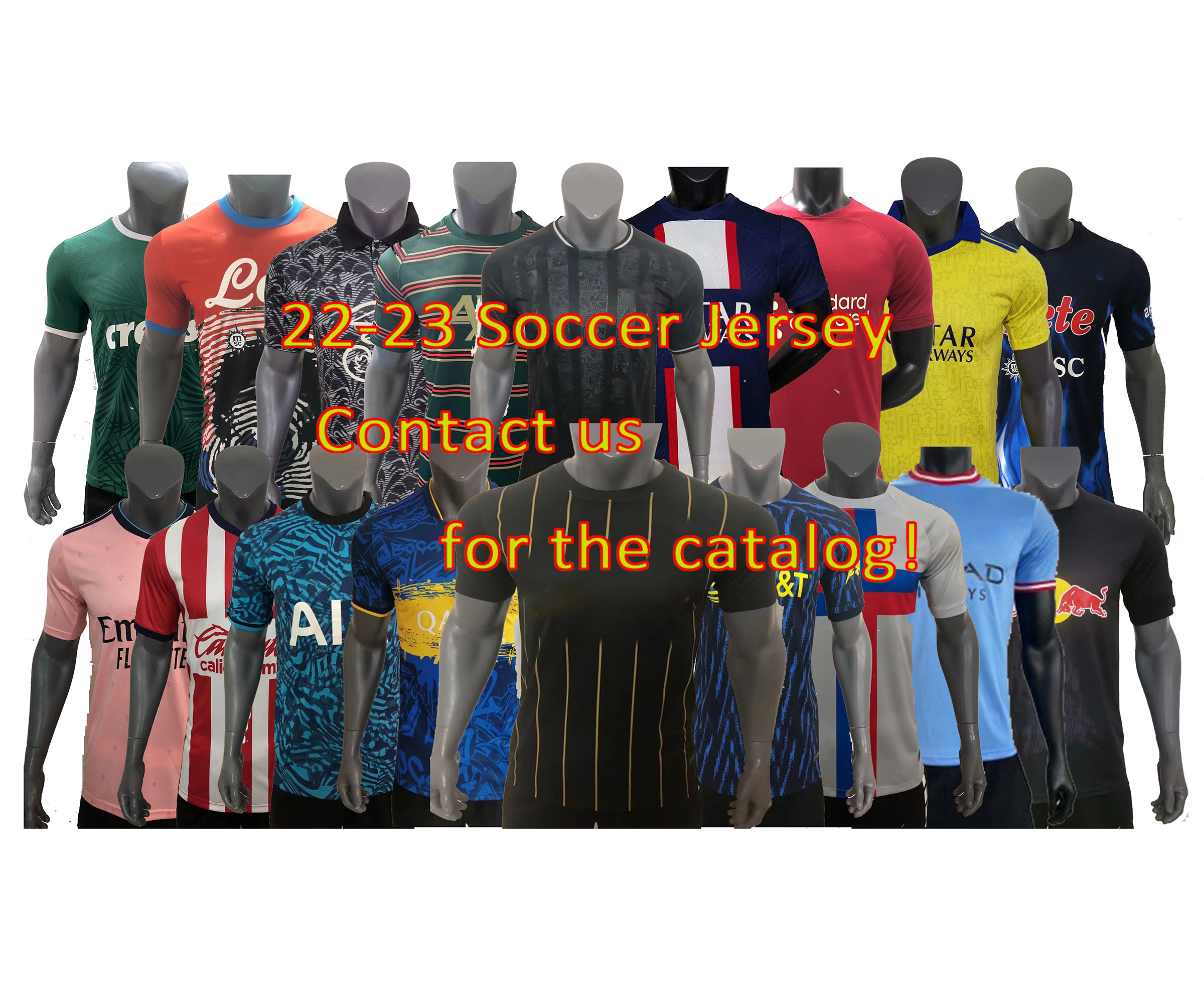 Wholesale Thailand Quality Quick Dry/ Breathable football Jersey Mbappe Soccer Jersey