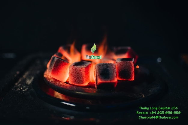 Coconut shell shisha hookah charcoal briquettes high quality made in Vietnam