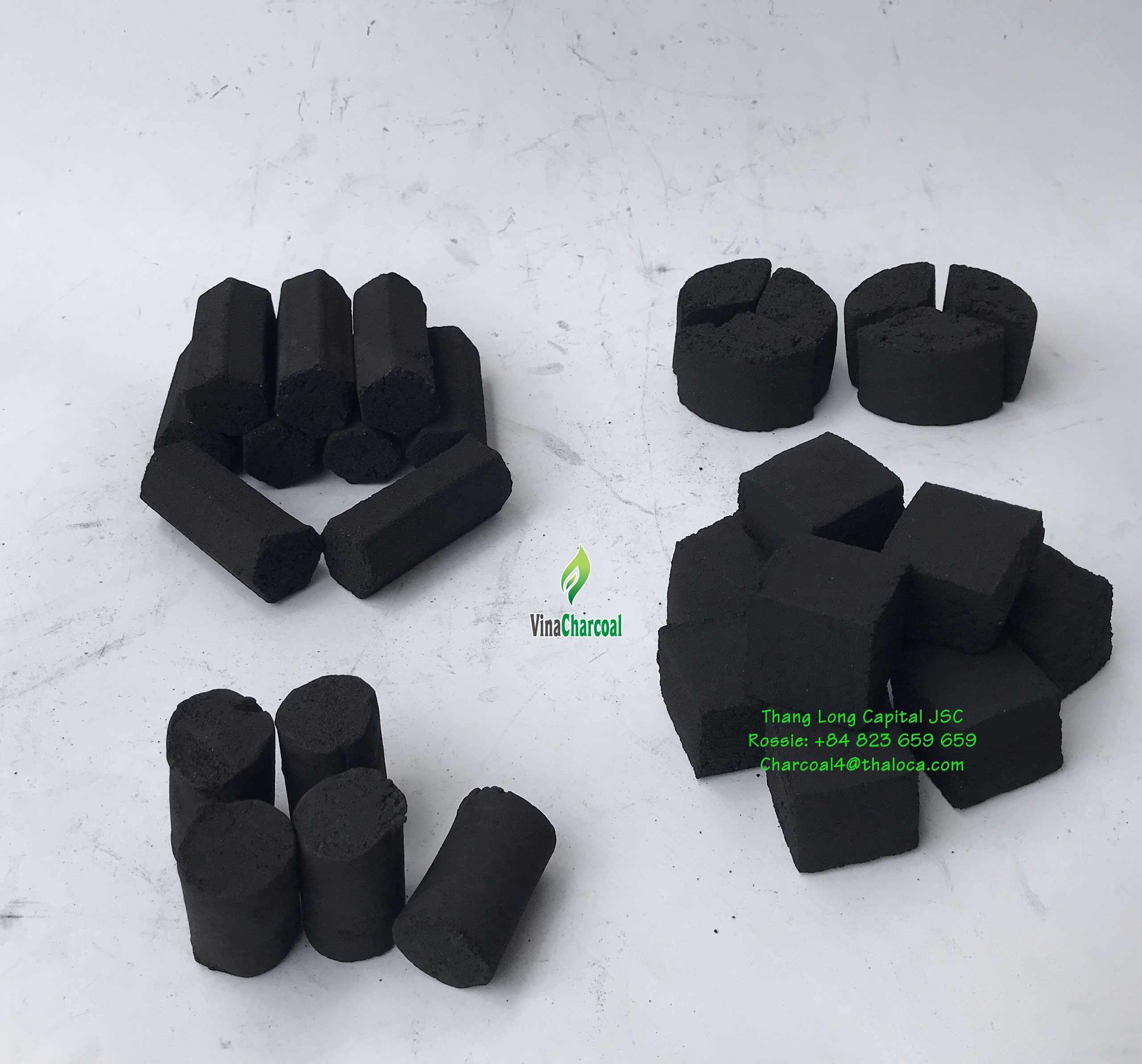 Coconut shell shisha hookah charcoal briquettes high quality made in Vietnam