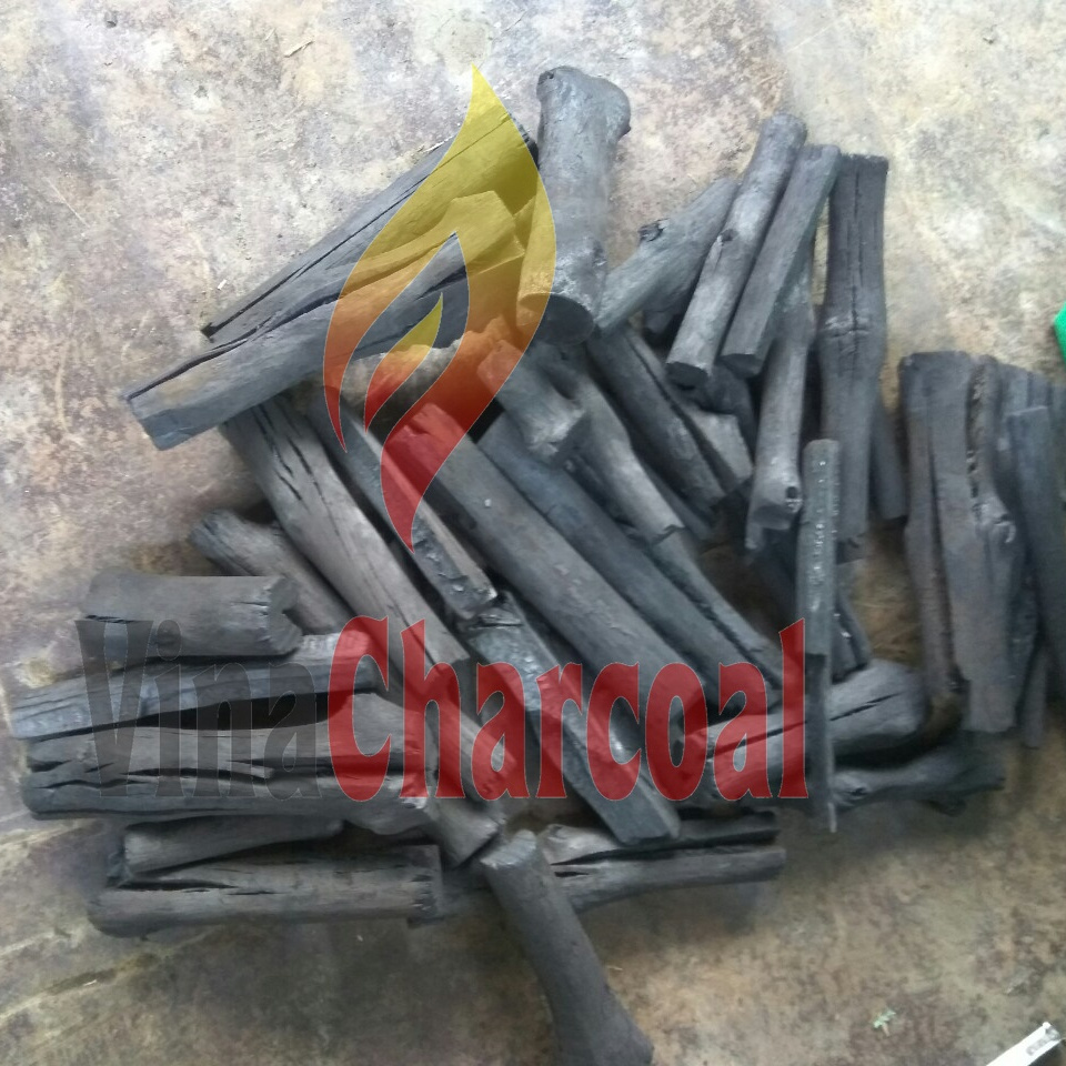 Hot Burning Mangrove natural wood Charcoal stick No Odor for Hookah Bars