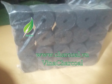 COCONUT SHELL IN CYLINDER SHAPE- BRIQUETTE CHARCOAL FOR BBQ GRILLING