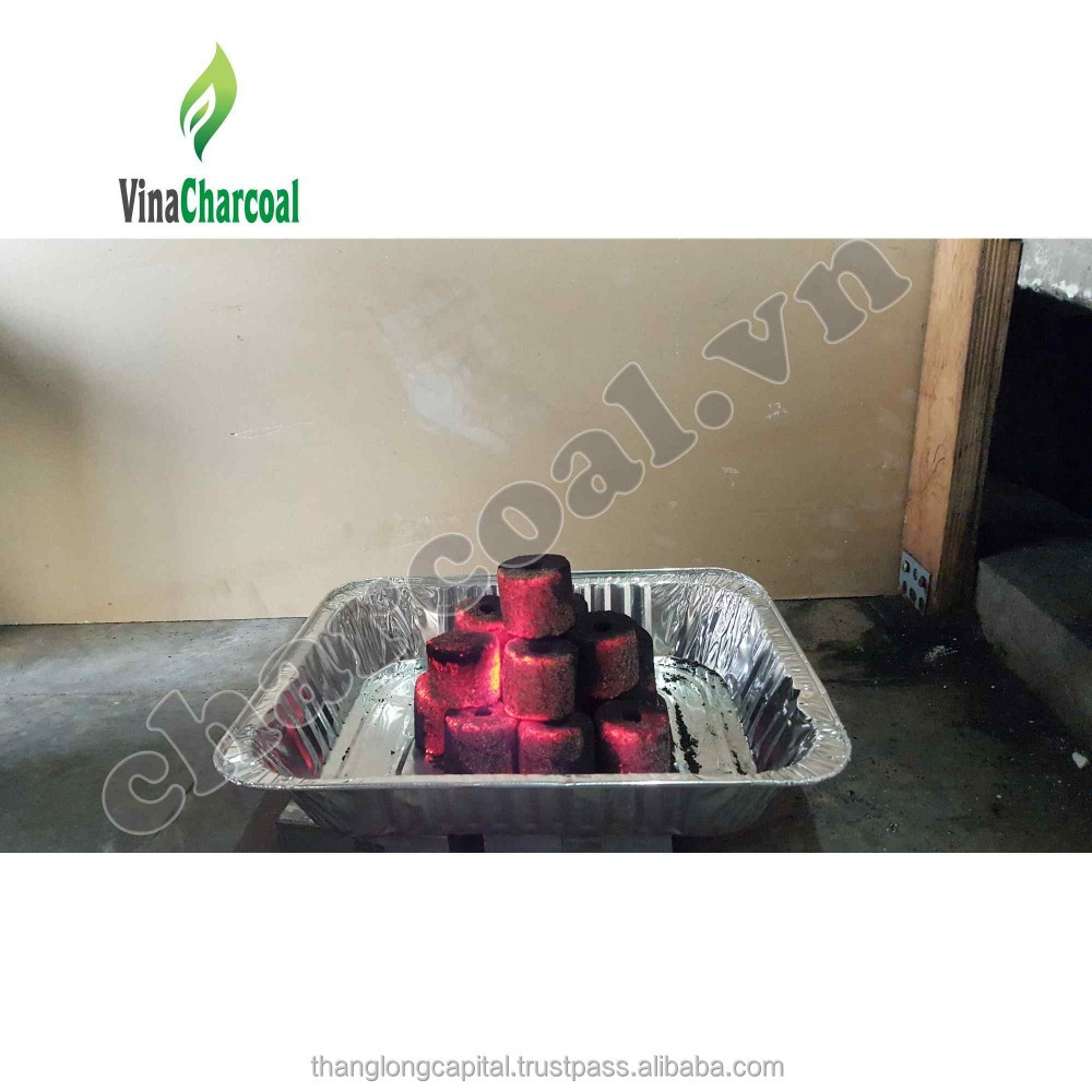 Vietnam Coconut Shell Coco Briquette Charcoal for Sale