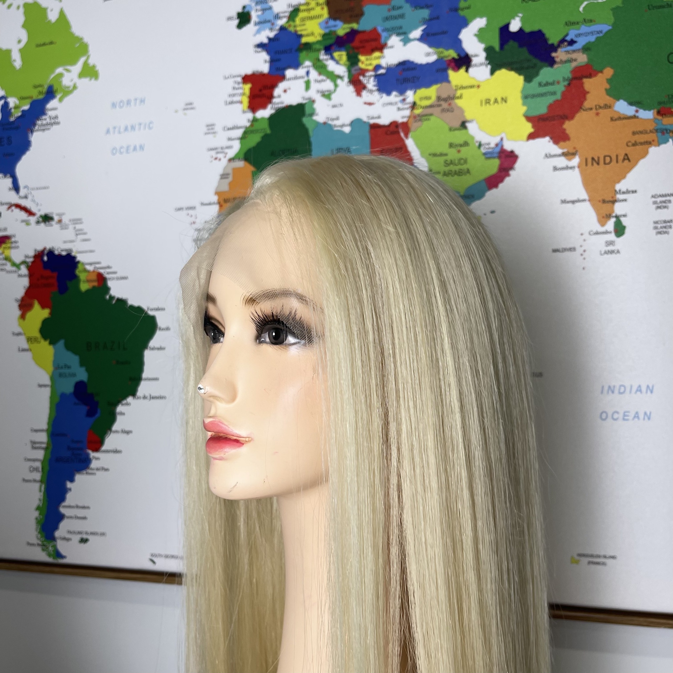 BEST SELLER Vietnamese straight virgin hair, Raw vietnamese blonde 613 human hair wigs