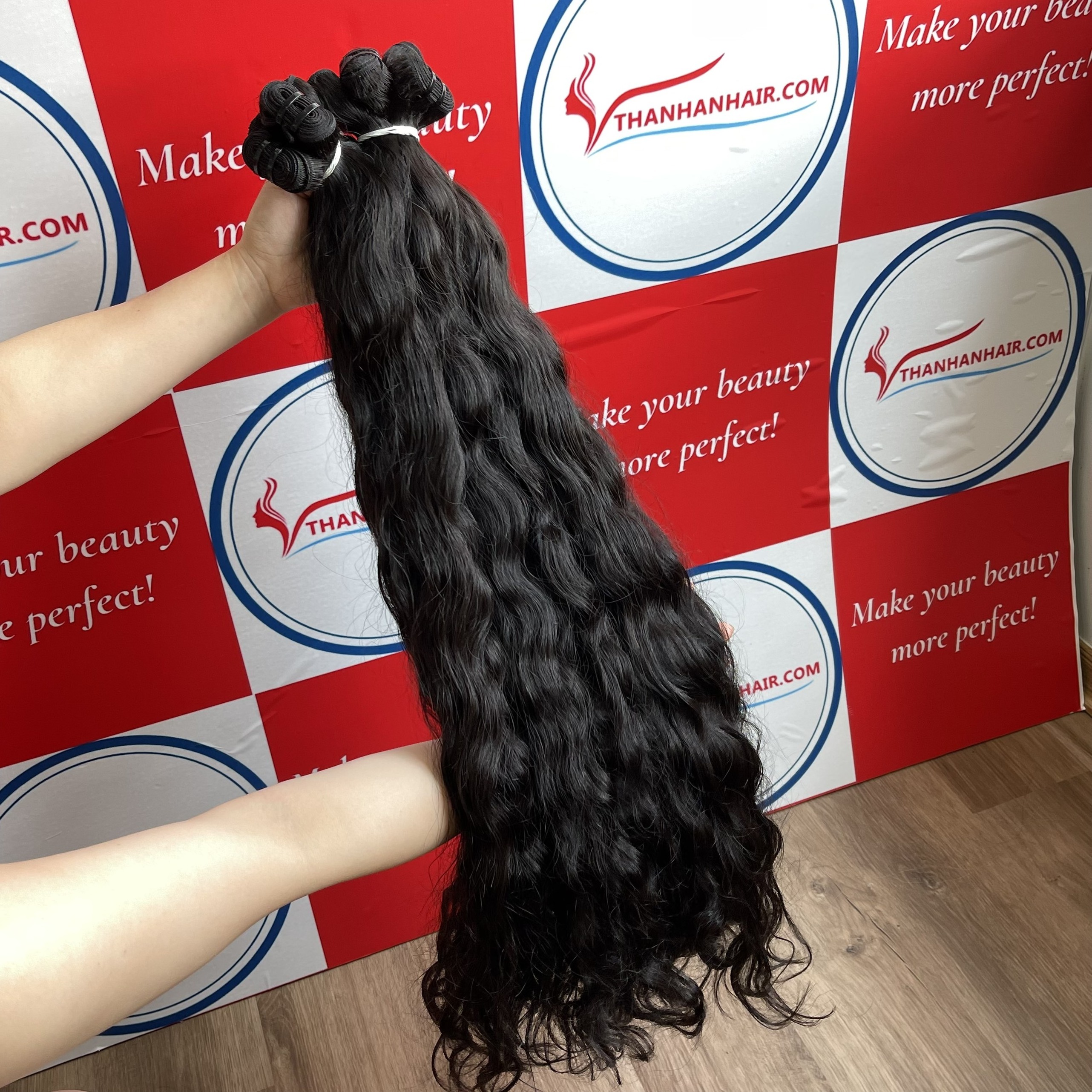 Best Selling Natural Raw Bundles Straight/Wavy/Curly Vietnamese Hair Weave Double drawn Cambodian Vietnam Vendors