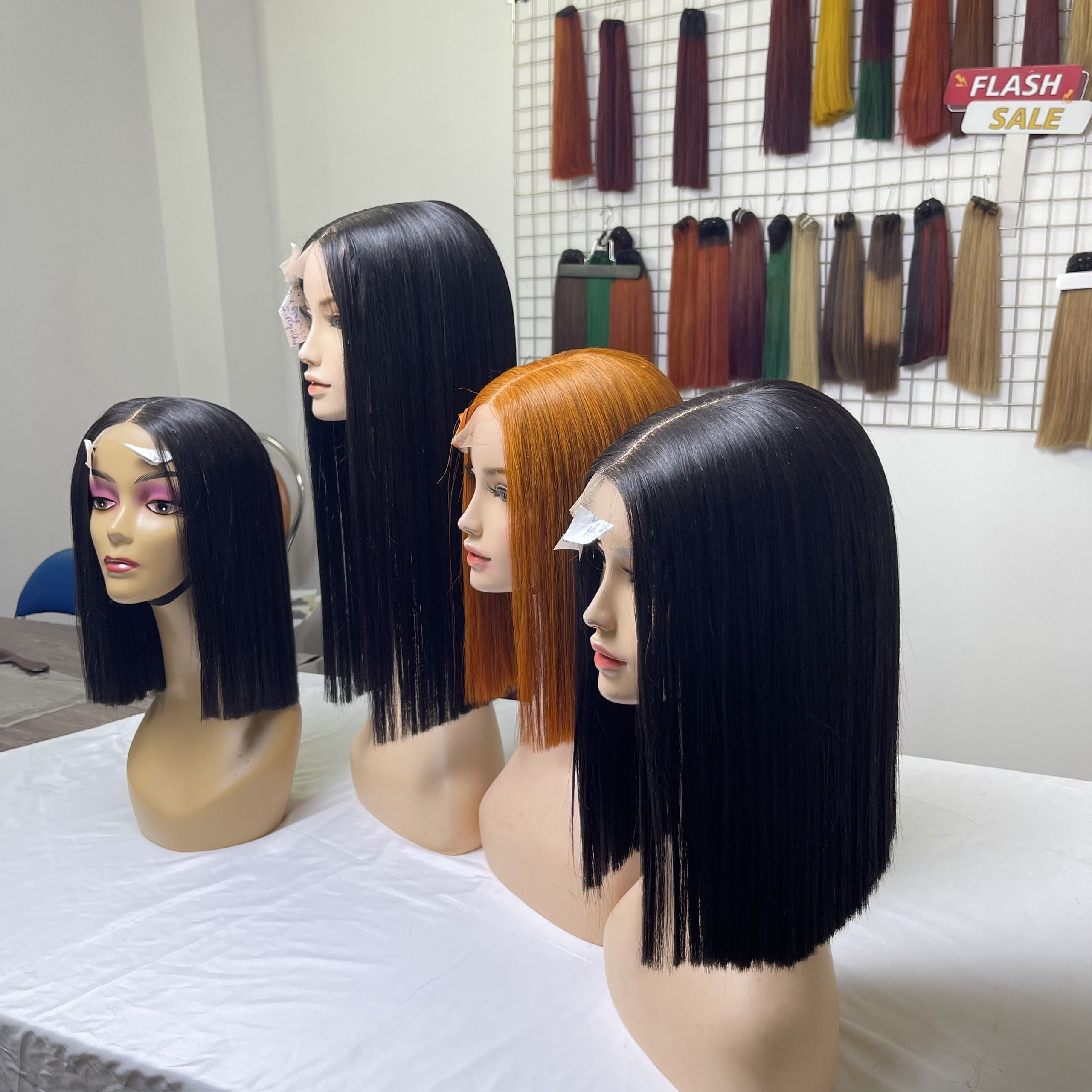 NEW PRODUCT!! Wholesale 100% Vietnamese Human Hair Extension  Wigs All Color Raw  human hair high quality unprocessed hair