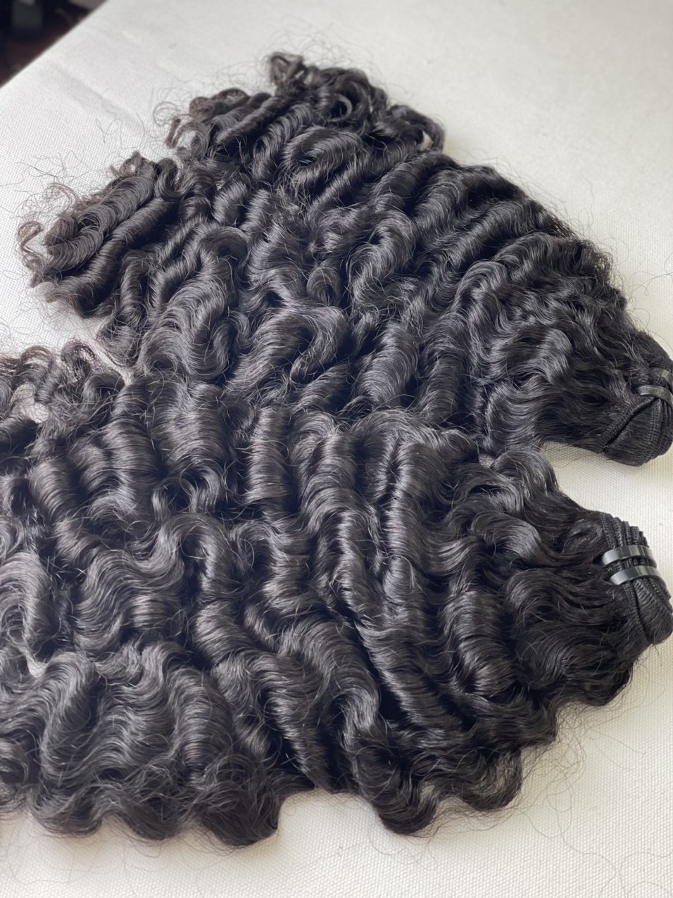 Burmese Curly Hair Bundle Natural Hair Weft Raw Unprocessed Human Hair suppliers from Vietnam