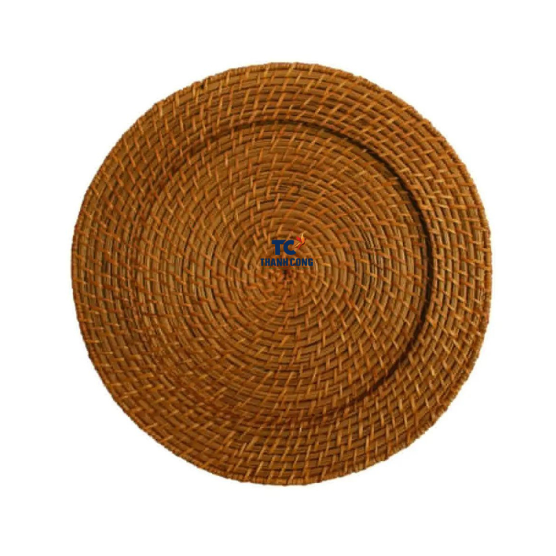 Hot sale rattan charger plate/rattan snowflake shaped wedding charger plate 100% handmade wholesale- RP02