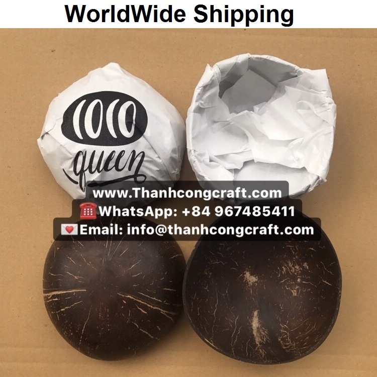 Vietnam Hand Carved Boho Coconut Shell Bowls Cheap Prices Wholesale