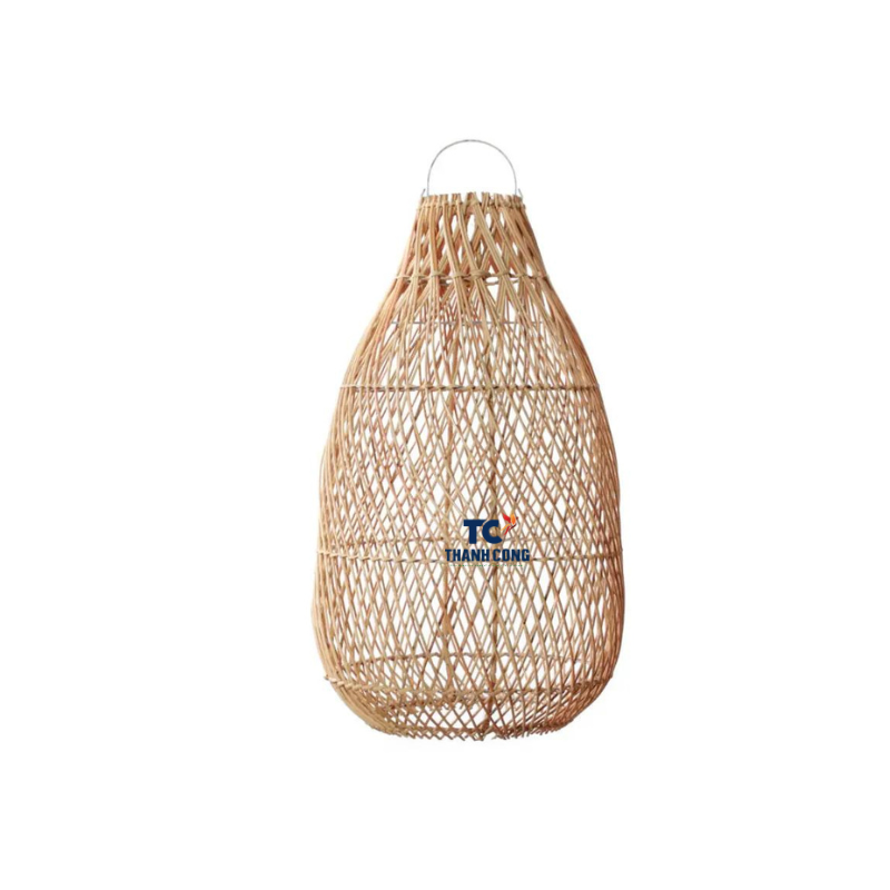 Best Selling Modern Farmhouse Pasadena Rattan Pendant Light Boho Woven Rattan Lamp Shade Mid Century Modern Wicker Rattan Light